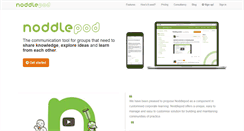 Desktop Screenshot of noddlepod.com