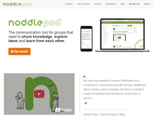 Tablet Screenshot of noddlepod.com